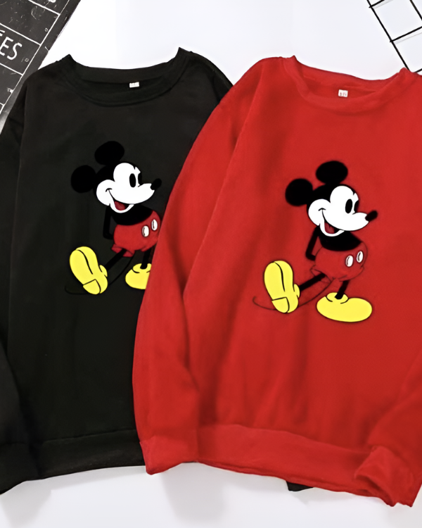 UrbanOutfits sweatshirt Black / Cotton-Fleece / S Mickey Mouse - Oversized sweatshirt [ Unisex ]