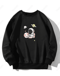 UrbanOutfits sweatshirt Black / Cotton-Fleece / S Moon - Oversized sweatshirt [ Unisex ]