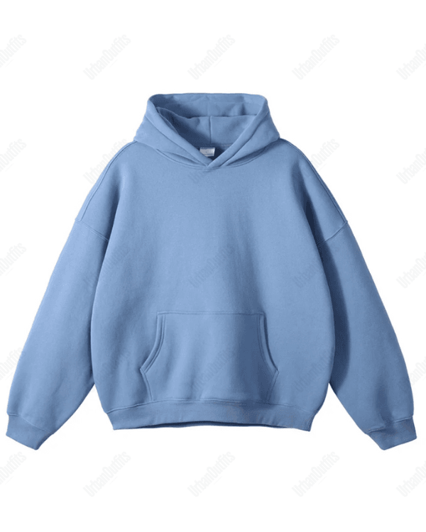 UrbanOutfits Unisex Oversized plain hoodie ' Baby Blue 'Oversized Plain Hoodie