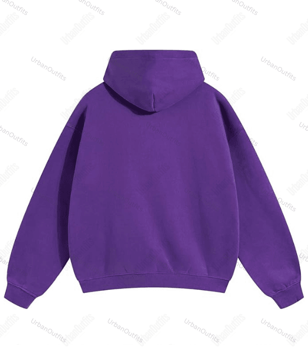 UrbanOutfits Unisex Oversized plain hoodie Dark purple Oversized Plain Hoodie