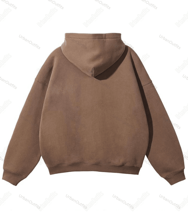 UrbanOutfits Unisex Oversized plain hoodie Light Brown Oversized Plain Hoodie