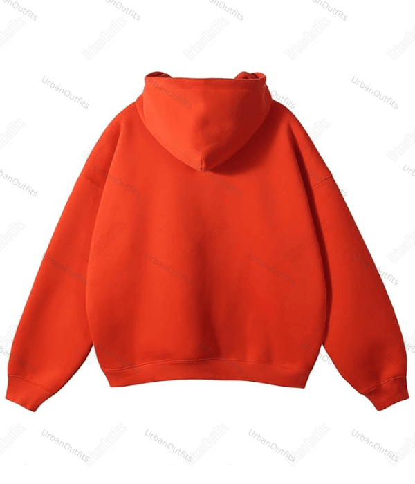 UrbanOutfits Unisex Oversized plain hoodie 'Orange ' Oversized Plain Hoodie