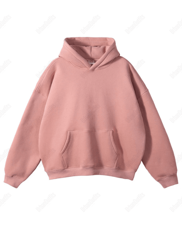 UrbanOutfits Unisex Oversized plain hoodie Rose Oversized Plain Hoodie