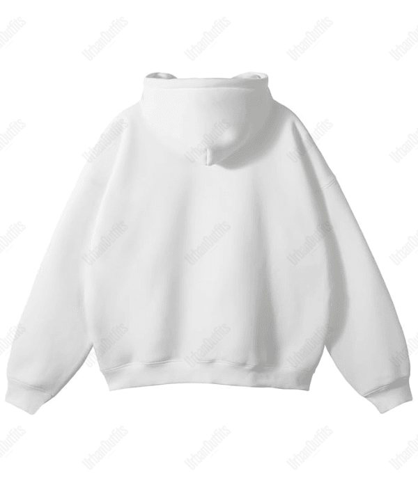 UrbanOutfits Unisex Oversized plain hoodie White Oversized Plain Hoodie
