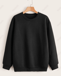 UrbanOutfits Unisex Oversized Sweatshirts Black / S Basic Oversized sweatshirt - Black