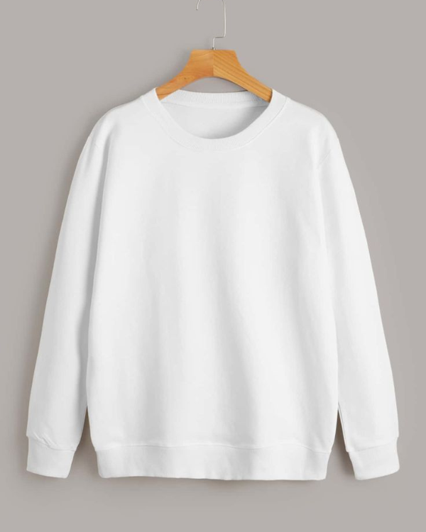 UrbanOutfits Unisex Oversized Sweatshirts White / S Basic Oversized sweatshirt - White