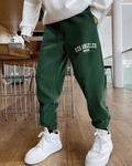 UrbanOutfits Unisex Sweatpants Dark green / S 'Los Angeles ' Unisex Oversized Sweatpants