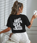 UrbanOutfits Women Crop Top Black / S Design Crop Top oversized