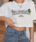 UrbanOutfits Women Crop Top White / S California Oversized Crop Top