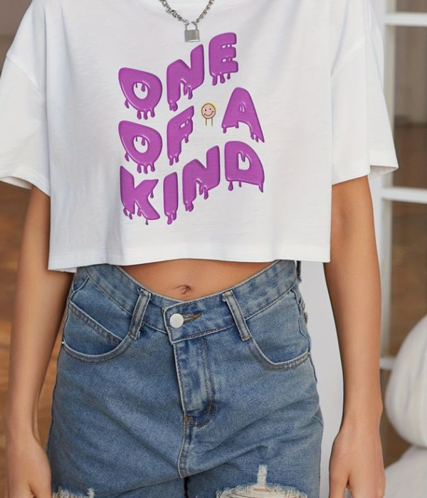 UrbanOutfits Women Crop Top White / S Oversized Crop Top