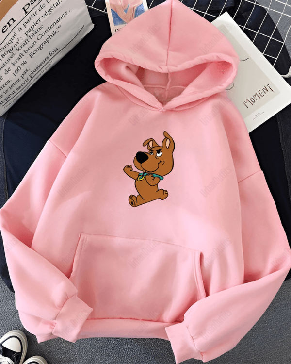 UrbanOutfits Women Oversized Hoodie Baby pink / Cotton-Fleece / S Cartoon - Women Oversized Hoodie
