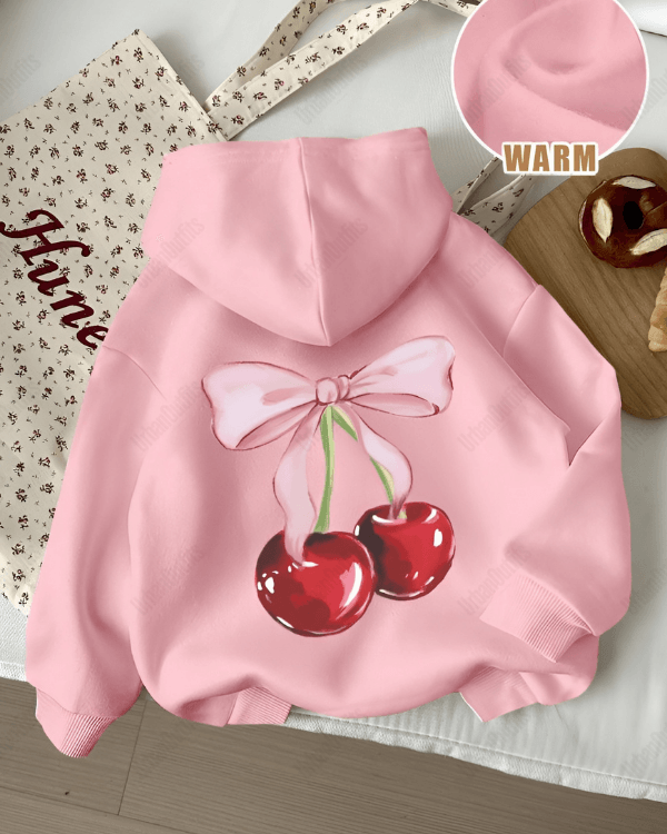 UrbanOutfits Women Oversized Hoodie Baby pink / Cotton-Fleece / S CHERRY - Women Oversized Hoodie