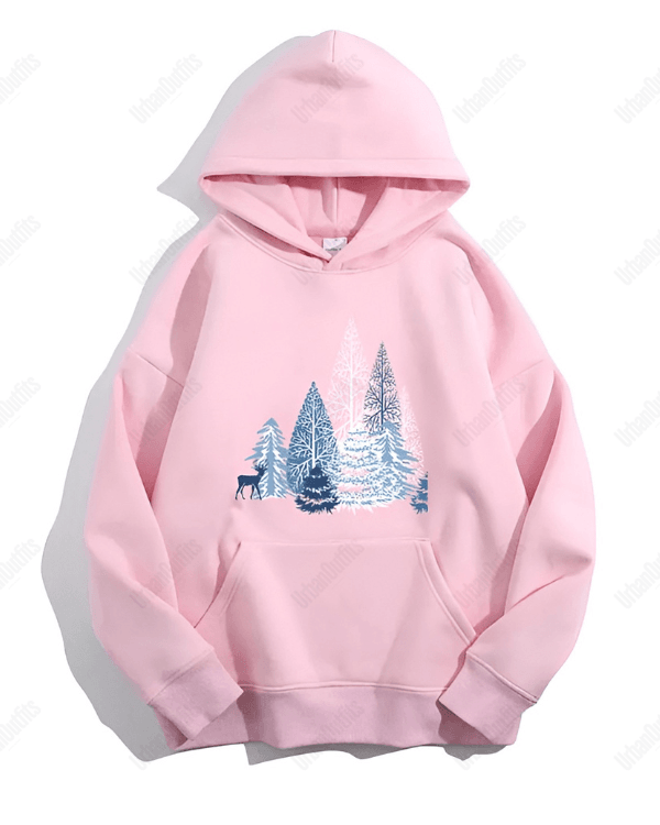 UrbanOutfits Women Oversized Hoodie Baby pink / Cotton-Fleece / S Forest - Women Oversized Hoodie