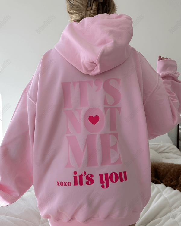 UrbanOutfits Women Oversized Hoodie Baby pink / Cotton-Fleece / S It's you - Women Oversized Hoodie