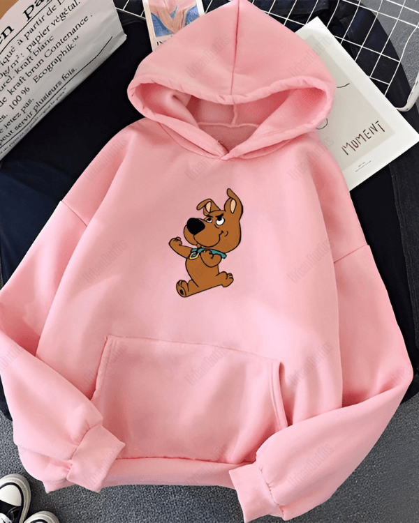 UrbanOutfits Women Oversized Hoodie Baby pink / Cotton-Fleece / S Scooby Doo - Women Oversized Hoodie