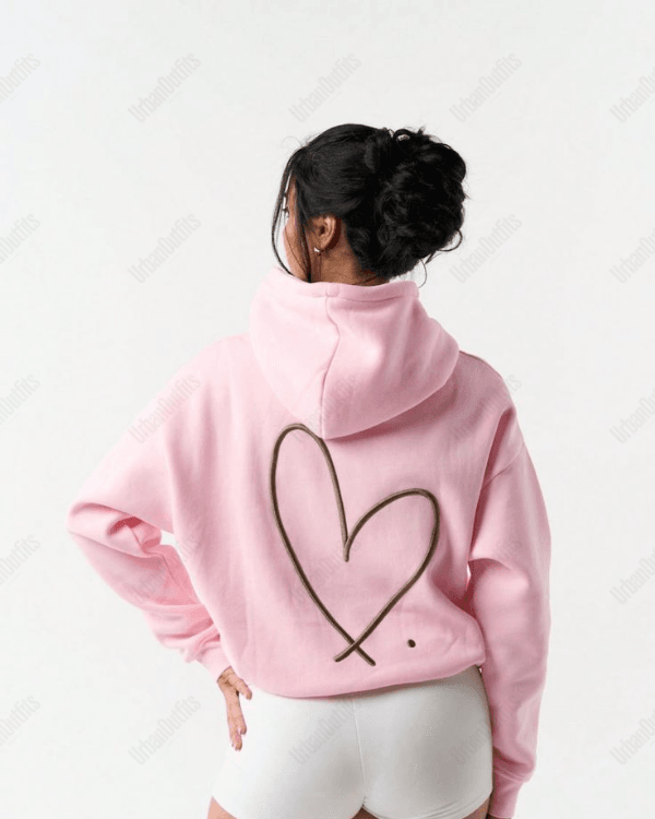 UrbanOutfits Women Oversized Hoodie Baby pink / Cotton-Fleece / S 🤎 - Women Oversized Hoodie