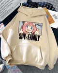 UrbanOutfits Women Oversized Hoodie Beige / Cotton-Fleece / S SpyFamilyyy - Women Oversized Hoodie