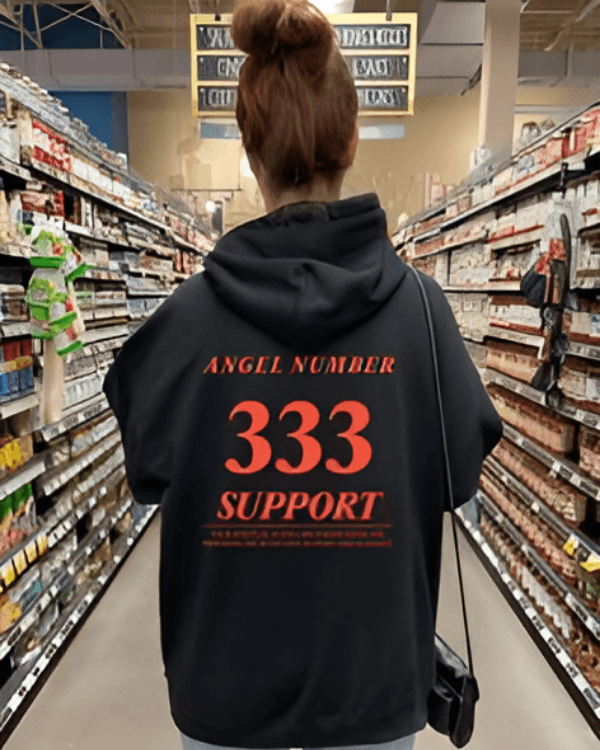 333 Angel Number - Women Oversized Hoodie