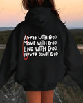 UrbanOutfits Women Oversized Hoodie Black / Cotton-Fleece / S AMEN - Women Oversized Hoodie
