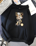 UrbanOutfits Women Oversized Hoodie Black / Cotton-Fleece / S Anime - Women Oversized Hoodie