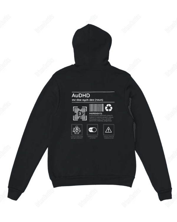 UrbanOutfits Women Oversized Hoodie Black / Cotton-Fleece / S AuDH(D)- Women Oversized Hoodie