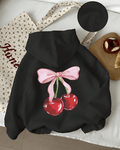 UrbanOutfits Women Oversized Hoodie Black / Cotton-Fleece / S CHERRY - Women Oversized Hoodie