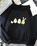 UrbanOutfits Women Oversized Hoodie Black / Cotton-Fleece / S Cozy Girls - Women Oversized Hoodie