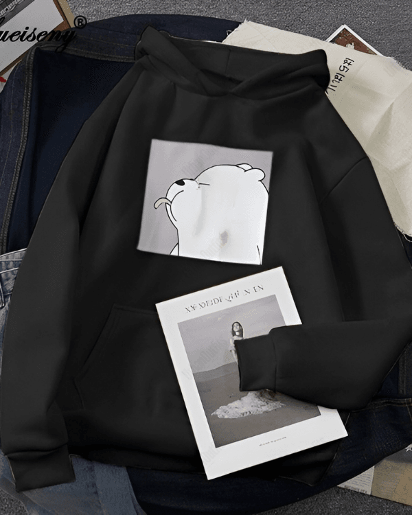 UrbanOutfits Women Oversized Hoodie Black / Cotton-Fleece / S Cutie - Women Oversized Hoodie