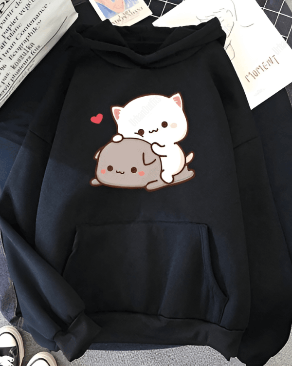 UrbanOutfits Women Oversized Hoodie Black / Cotton-Fleece / S Cutty - Women Oversized Hoodie