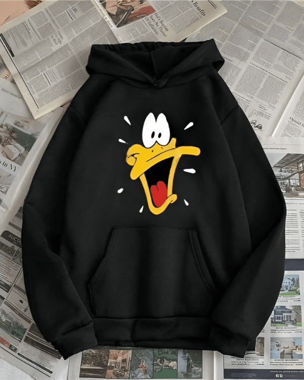 UrbanOutfits Women Oversized Hoodie Black / Cotton-Fleece / S Duck - Women Oversized Hoodie