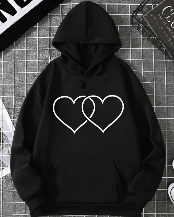 Hearts - Women Oversized Hoodie