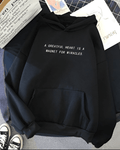 UrbanOutfits Women Oversized Hoodie Black / Cotton-Fleece / S Magnet for miracles - Women Oversized Hoodie