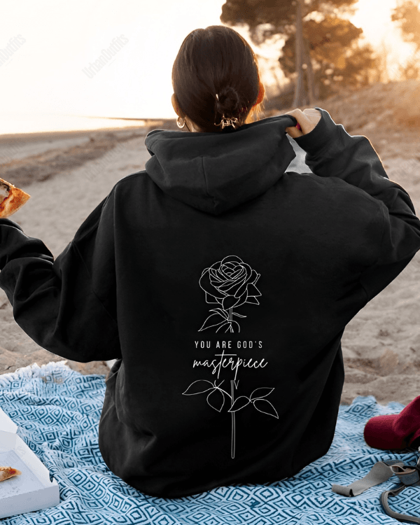 UrbanOutfits Women Oversized Hoodie Black / Cotton-Fleece / S Masterpiece - Women Oversized Hoodie