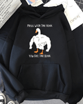 UrbanOutfits Women Oversized Hoodie Black / Cotton-Fleece / S Mess with the Honk u get the Bonk - Women Oversized Hoodie