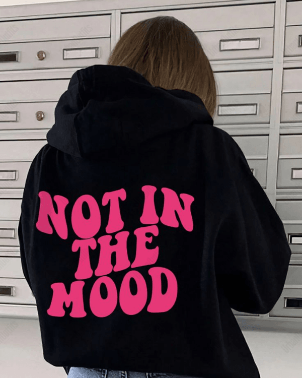 UrbanOutfits Women Oversized Hoodie Black / Cotton-Fleece / S Mood - Women Oversized Hoodie