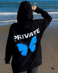 UrbanOutfits Women Oversized Hoodie Black / Cotton-Fleece / S Private - Women Oversized Hoodie