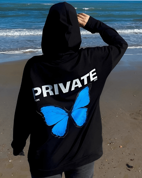 UrbanOutfits Women Oversized Hoodie Black / Cotton-Fleece / S Private - Women Oversized Hoodie