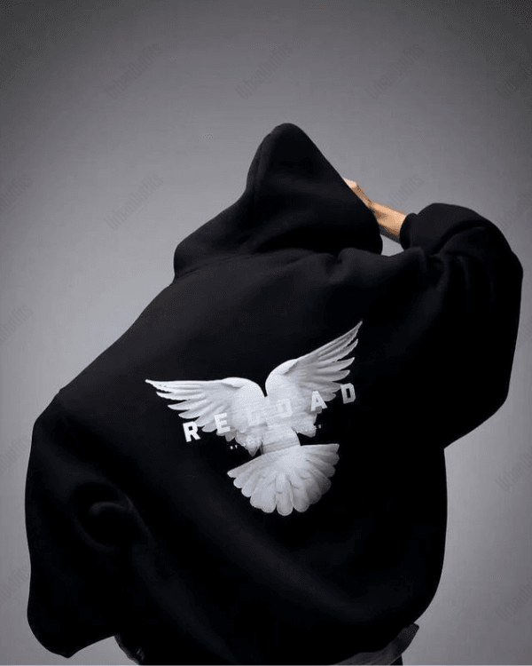 UrbanOutfits Women Oversized Hoodie Black / Cotton-Fleece / S Reload - Women Oversized Hoodie