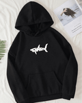 UrbanOutfits Women Oversized Hoodie Black / Cotton-Fleece / S Shark - Women Oversized Hoodie