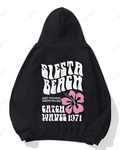 UrbanOutfits Women Oversized Hoodie Black / Cotton-Fleece / S Siesta Beach- Women Oversized Hoodie