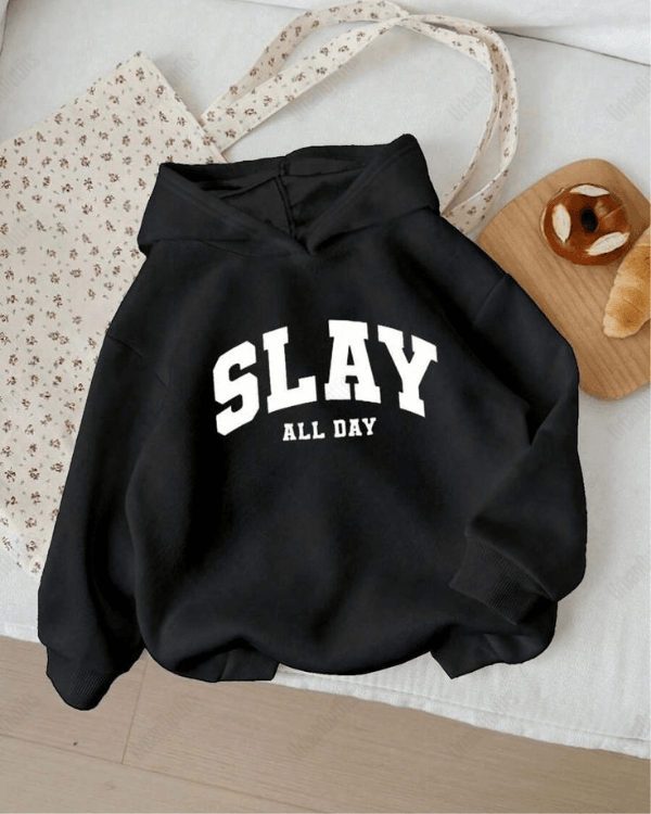 UrbanOutfits Women Oversized Hoodie Black / Cotton-Fleece / S SLAY - Women Oversized Hoodie