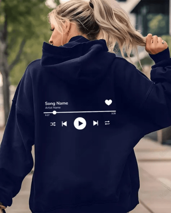 UrbanOutfits Women Oversized Hoodie Black / Cotton-Fleece / S SONG NAME - Women Oversized Hoodie