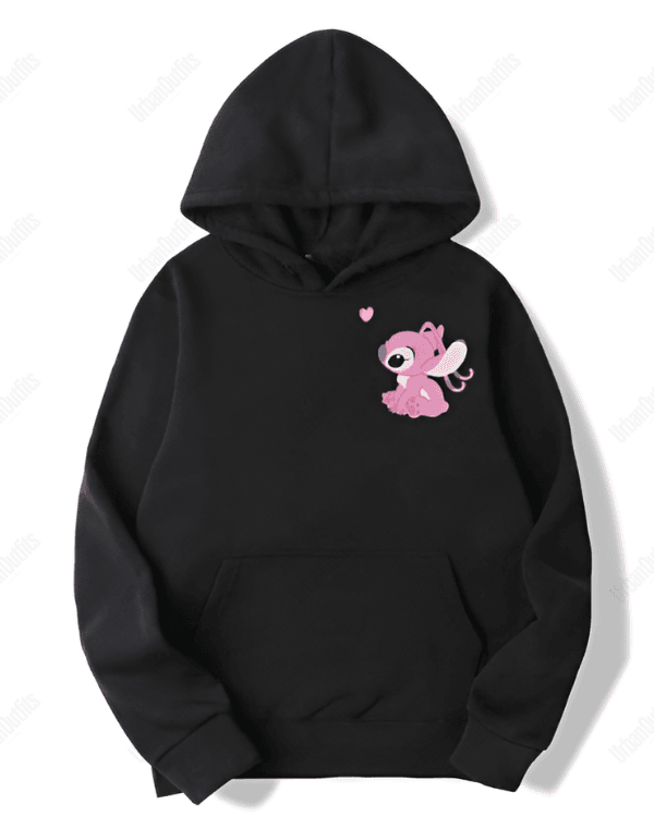 UrbanOutfits Women Oversized Hoodie Black / Cotton-Fleece / S Stitch - Women Oversized Hoodie