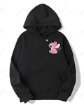 UrbanOutfits Women Oversized Hoodie Black / Cotton-Fleece / S Stitch - Women Oversized Hoodie