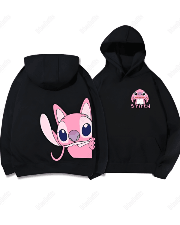 UrbanOutfits Women Oversized Hoodie Black / Cotton-Fleece / S Stitch - Women Oversized Hoodie