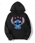 UrbanOutfits Women Oversized Hoodie Black / Cotton-Fleece / S Stitch - Women Oversized Hoodie