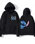 UrbanOutfits Women Oversized Hoodie Black / Cotton-Fleece / S Stitch - Women Oversized Hoodie
