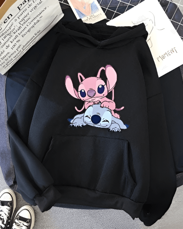 UrbanOutfits Women Oversized Hoodie Black / Cotton-Fleece / S Stitch - Women Oversized Hoodie