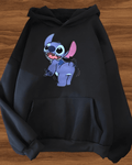 UrbanOutfits Women Oversized Hoodie Black / Cotton-Fleece / S Stitch - Women Oversized Hoodie