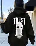 UrbanOutfits Women Oversized Hoodie Black / Cotton-Fleece / S TRUST - Women Oversized Hoodie